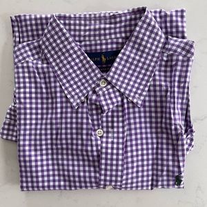 Purple Polo Ralph Lauren Casual Button Down, Excellent Condition, Large